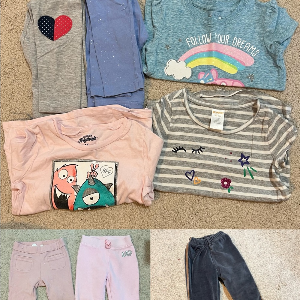 girls bundle size4T 8pc